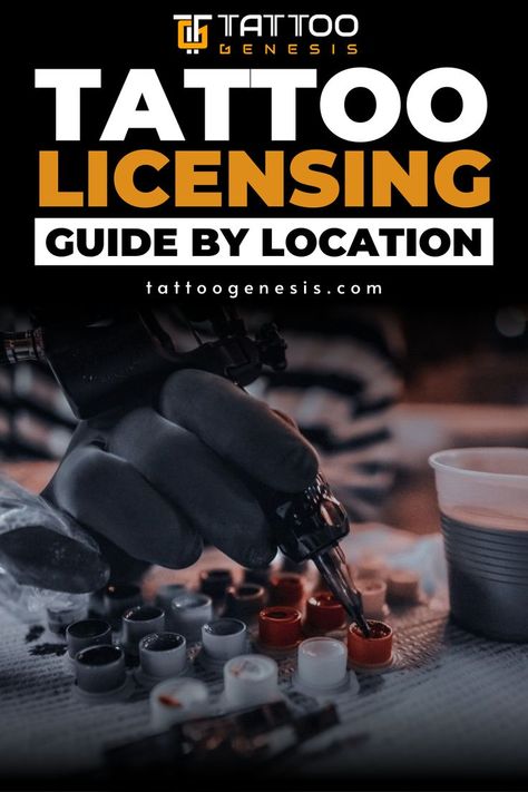 the cover of tattoo licenseing guide by location Self Taught Tattoo Artist, How To Be A Tattoo Artist, How To Tattoo Step By Step, Learn Tattooing, Tattoo Exercises, Tattoo Shading Techniques, Beginner Tattoo Artist, Tattooing Tips, Tattoo Basic