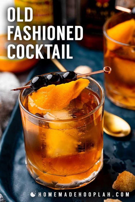 Old 43 Cocktail, Jack Daniels Old Fashioned, Oldfashion Cocktail, Old Fashioned Recipes Cocktail, Whiskey Tattoo, Liquor Ideas, Cocktail Contest, Old Fashion Drink Recipe, Creamsicle Truffles