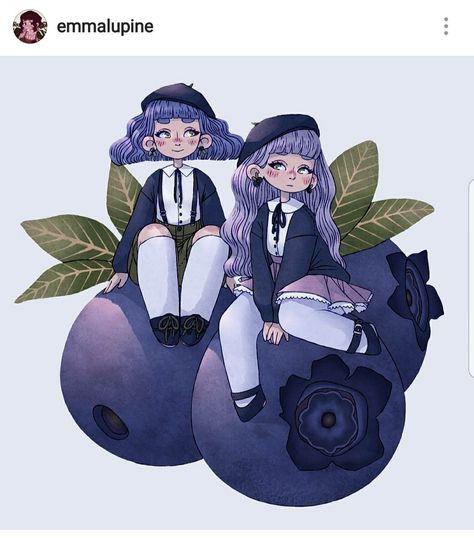 Blueberry Art Illustration, Blueberry Character Design, Cute Blueberry Drawing, Blueberry Aesthetic Art, Blueberry Character, Blueberry Drawing, Blueberry Illustration, Blueberry Art, Blueberry Aesthetic