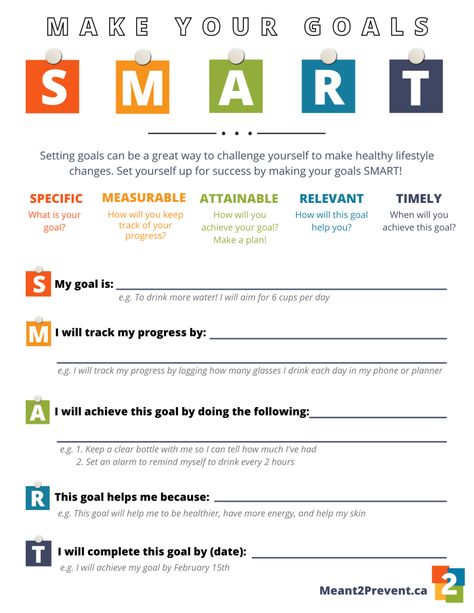 Goal Planning Worksheet, Smart Goals Examples, Smart Goals Worksheet, Smart Goals Template, Planning Worksheet, Goal Examples, Smart Goal Setting, Goals Template, Goals Worksheet