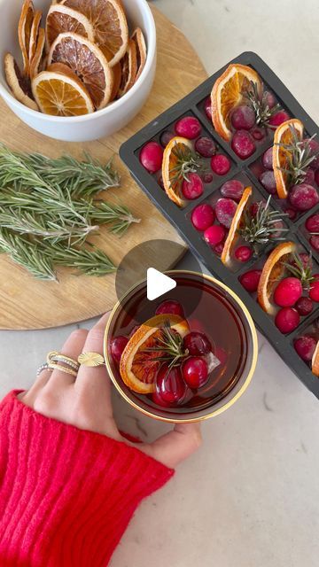 Kasey Dixon on Instagram: "HOLIDAY \ festive large ice cubes for your holiday cocktails, mocktails and champagne 🥃🥂 Comment “RECIPE” to get all the details sent to your DMs! Cheers, y’all! #holidaycocktails #holidayparty #christmascocktails #christmascocktail #holidayentertaining #christmaspartyideas #christmasparty https://liketk.it/4qaII" Holiday Simmer Pot, Ice Cube Recipe, Fancy Ice Cubes, Fancy Ice, Homemade Hot Cocoa, Simmer Pot, Hot Cocoa Recipe, Cocoa Recipes, Recipes With Marshmallows