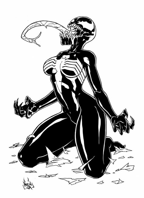 Venom lady Symbiote Oc Art, Venom Transformation, Female Venom, Lady Venom, Symbiote Oc, Female Symbiote, Spider Symbiote, Venom Pictures, Venom Girl