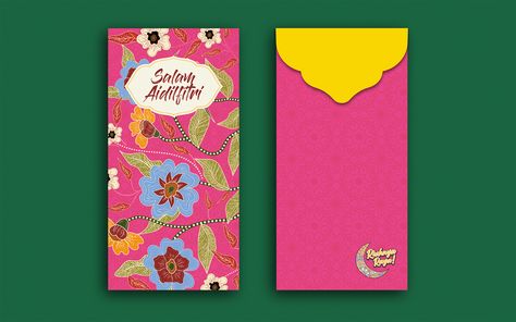 Raya Packaging on Behance Raya Packet Design, Raya Packaging, Kad Raya, Homes Styles, Instagram Graphic Design, Domino Art, Designer Homes, Healthy Lungs, Starbucks Secret