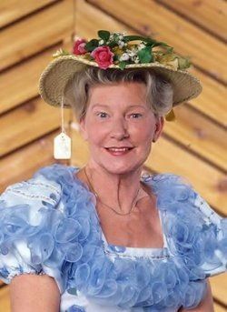 Minnie Pearl. She forgot to take the price tag off of her hat one night before going on stage and a trademark was born. Now one of those hats is in the Smithsonian's Museum of American History. And rightfully so. "How-w-w-DEE-E-E-E!" Valentines Banquet, Minnie Pearl, Hee Haw, College Graduate, Grand Ole Opry, Thanks For The Memories, Country Music Stars, Country Music Singers, Country Stars