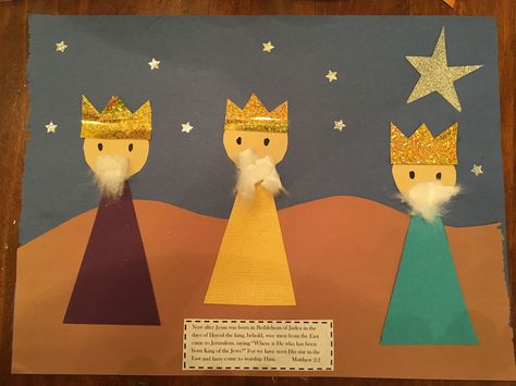 Wise Men Craft Wise Men Sunday School Craft, Three Wise Men Craft Preschool, Wise Men Craft For Kids Sunday School, Wise Men Activities For Kids, Three Wise Men Drawing, 3 Wisemen Craft, 3 Wise Men Craft Preschool, Wisemen Craft For Kids, Wisemen Craft