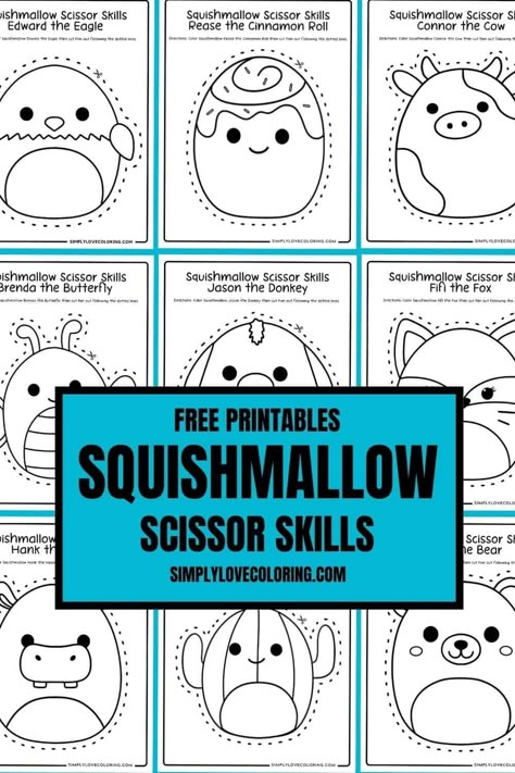 Squishmallow Scissor Skills Activity in 2024 | Skills activities, Classroom fun, Teaching life Kindergarten Fun Activities Ideas, 3k Learning Activities, Color And Cut Crafts For Kids, Mindfulness Coloring Pages For Kids Free, Squishmallow Activities, Scissors Skills For Preschoolers, Cut Out Crafts For Kids, Morning Activities For Kids, Coloring Pages For Kids Free Printable