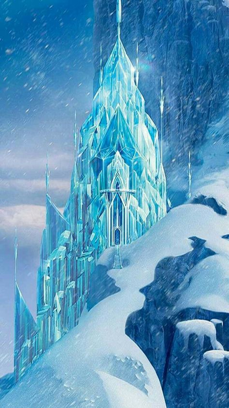 Elsa Castle Elsa Castle, Frozen Castle, Olaf's Frozen Adventure, Frozen Wallpaper, Frozen Pictures, Frozen Disney Movie, Disney Background, Disney Princess Frozen, Disney Princess Drawings