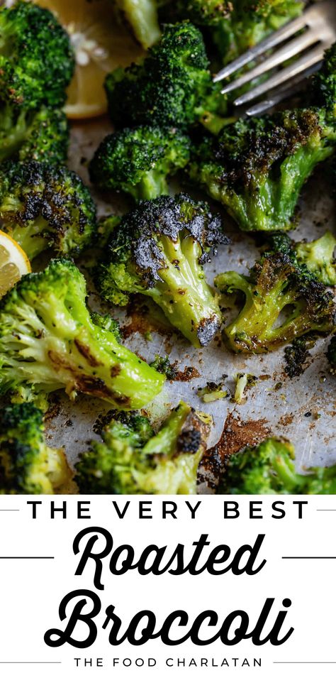 Roasted Broccoli From Frozen, Frozen Broccoli Recipes, Cooking Fresh Broccoli, Garlic Oven, Oven Roasted Broccoli, Roast Frozen Broccoli, 2024 Health, Broccoli Recipes Side Dish, Broccoli Side Dish