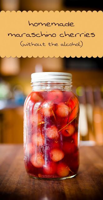 Herbal Vinegars, Canning Fruit, Maraschino Cherries, Cherry Recipes, Maraschino Cherry, Canned Food, Canning Recipes, Fruit Recipes, Marshmallows