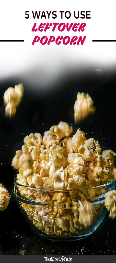 Whether your leftover popcorn is from a movie night or a party, here are five creative recipes to turn it into something delicious. Stale Popcorn Recipes, Leftover Popcorn Ideas, Leftover Popcorn Recipes, Recipes Using Popcorn, Recipes With Popcorn, Leftover Popcorn, New York Deli, Tailgate Snacks, Popcorn Treats