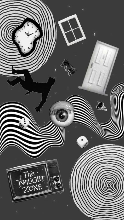 🎥👁️‍🗨️♟️~ twilight zone #twilightzone #blackandwhite #chess #spooky #hypnosis #alternateuniverse Twilight Zone Aesthetic, The Twilight Zone, Twilight Zone, Am Pm, Chess, Cool Art, Design Inspiration, Arts And Crafts, Nail Art