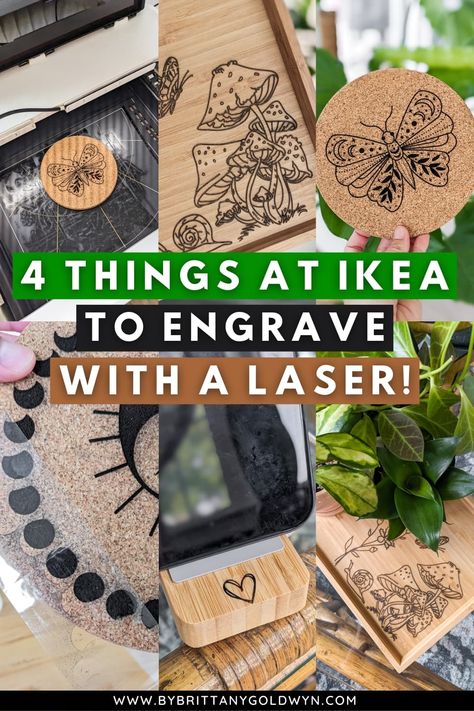 Engraving Tool Projects, How To Use A Laser Engraver, Gifts To Make With Laser Engraver, Best Fonts For Laser Engraving, Laser Engraved Glass Ideas, Laser Engraver Projects That Sell, Wecreat Laser Projects, Omtech Laser Ideas, Easy Laser Projects