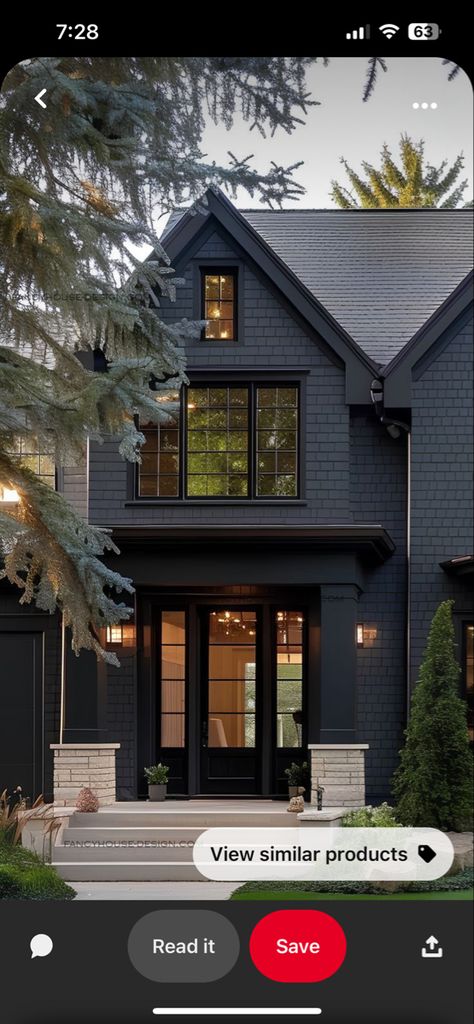 Dark Stucco Exterior, Dark Front Door, Dark Stucco, Project House, Stucco Exterior, Exterior Colors, Front Door, Exterior