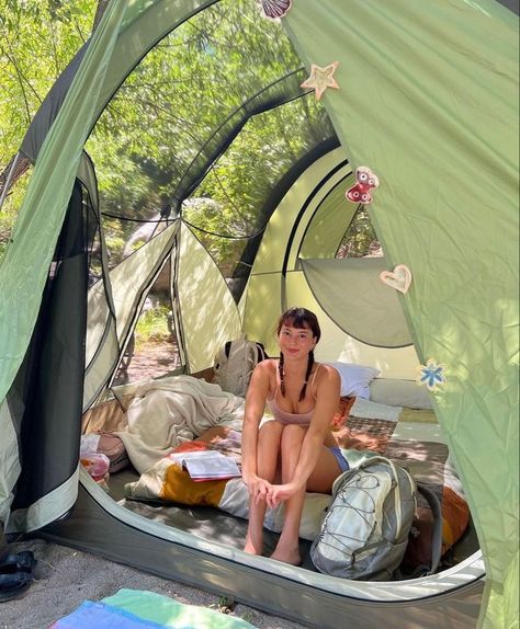 Tips For Summer, Adventure Summer, Granola Girl Aesthetic, Girl Aesthetics, Escape The Ordinary, Camping Aesthetic, Summer Camping, Summer Plans, Going Viral