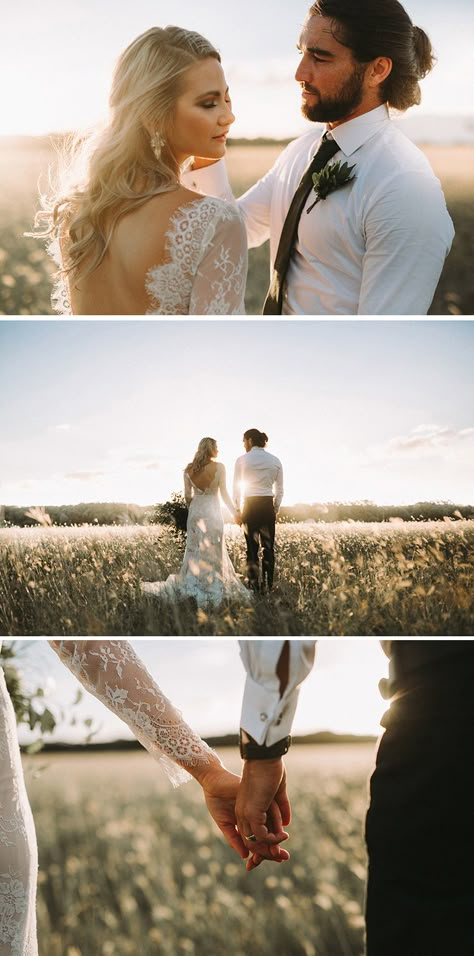 Exchanging Rings, Poses Tips, Easy Wedding, Wedding Portrait Poses, Wedding Picture Poses, Pose Fotografi, Wedding Photography Styles, Sunset Wedding, Grace Loves Lace