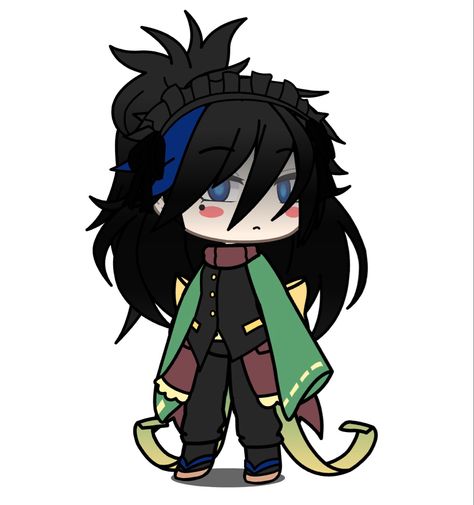 Plz do not copy/repost! #gacha #gachalife #kny #demonslayer #kimetsunoyaiba #giyuu #tomioka Gl Outfits, Gacha Demon, Gacha Clothes, Oc Gacha, Gacha Outfits, Gacha Ideas, Gacha Oc, Chroma Key, Club Life