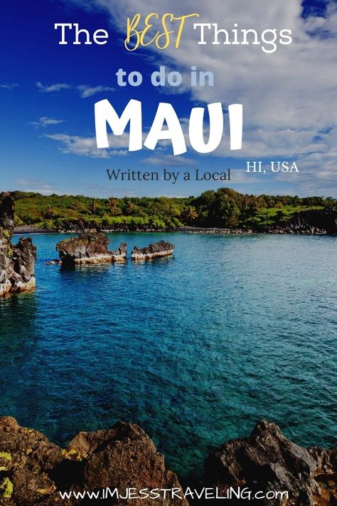 There are tons of things to do in Maui, including hiking to a 400 foot waterfall and visiting a black sand beach that even spending 1 week won't give you enough time to do it all. Find out the top things to do in Maui, HI, USA. Top Things To Do In Maui, Maui Hawaii Things To Do In, Maui Hawaii Honeymoon, Molokini Crater, Haleakala Sunrise, Best Beaches In Maui, Hawaii Trip Planning, Hawaii Vacation Tips, Hawaii Cruise