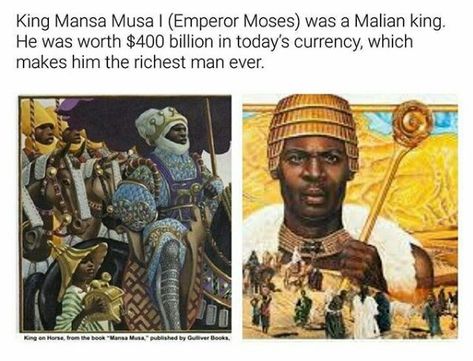 King Mansa Musa Mansa Musa, History Quotes, Black Art Painting, Knowledge And Wisdom, Rich Man, Black Is Beautiful, Black Art, Net Worth, Real Life