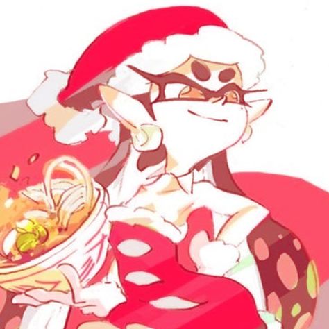 Splatoon Christmas Pfp, Christmas Splatoon, Callie Splatoon Icon, Splatoon Christmas, Callie Icon, Splatoon Callie, Callie Splatoon, Splatoon Pfp, Splatoon Idols