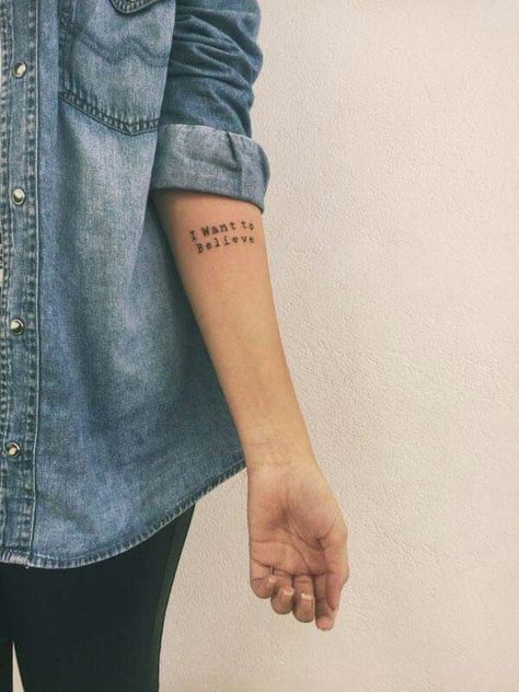 I Want to Believe. I Believe Help My Unbelief Tattoo, I Want To Believe Tattoo, Believe Tattoo, Believe Tattoos, I Want To Believe, Tattoo Inspo, I Tattoo, Triangle Tattoo, I Want