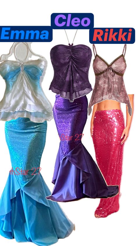 Mako mermaids-H20 just add water-early 2000’s-three person costume Three Person Costumes, Water Costume, Mermaid Halloween Costumes, Mako Mermaids, Mermaid Halloween, Early 2000’s, Halloween Outfits, Favorite Character, Halloween Costumes