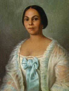 Marie Thérèse ditte Coincoin, (1742-1816) was a free médecine, planter, and business woman in Natchitoches Parish. She was freed from slavery by her master Claude Thomas Pierre Métoyer, with whom she had ten children. Her descendants established a community along the Cane River. Look her up! Portrait by Jules Lion, a French free-man-of-color living in New Orleans. (More portraits at link by another free-man-of-color in that era, Julien Hudson) Creole People, Marie Therese, Louisiana Creole, French Creole, African Diaspora, African History, African American History, Black American, History Facts