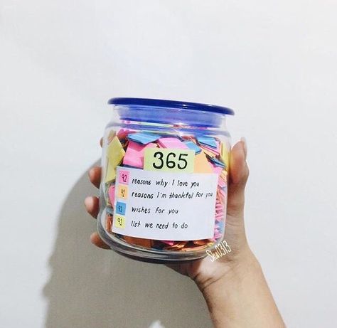 #diy #pinterest #gifts #diy Message Jar, About Ideas, Happy Jar, Diy Photo Book, Diy Best Friend Gifts, Birthday Gifts For Boyfriend Diy, Christian Necklace, Diy Gifts For Friends