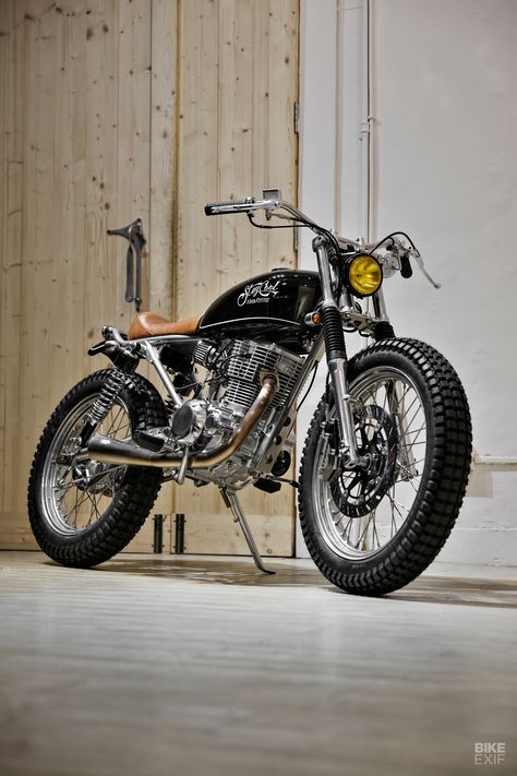 Custom street tracker based on the Sym Wolf 150 Legend. Street Tracker Motorcycle, Tracker Motorcycle, Power Bike, Motorcycle Tank, Bike Pic, Scrambler Motorcycle, Motorcycle Travel, Retro Motorcycle, Street Tracker