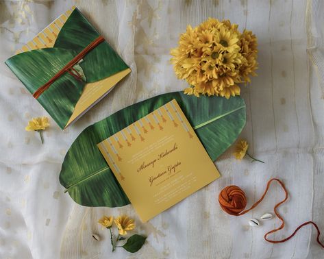 Handmade Wedding Invitations Indian, Bengali Wedding Invitation Cards, Indian Wedding Invitation Cards Unique, Indian Wedding Cards Handmade, Wedding Photo Invitations, Diy Wedding Invitations Handmade, Tamil Wedding Invitation, Unique Wedding Invitation Cards, Lagna Patrika