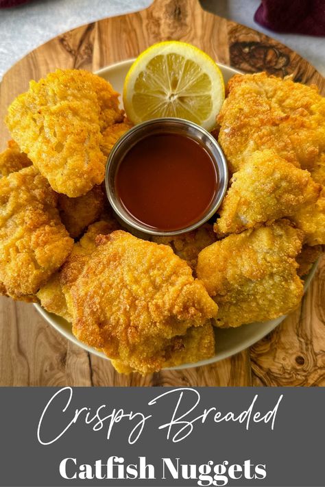 Homemade Fish Fry Breading, Catfish Nuggets Recipes, Fish Seasoning Recipe, Fish Fry Seasoning, Catfish Nuggets, Fry Seasoning, Air Fryer Fish Recipes, Fish Dinners, Fish Breading