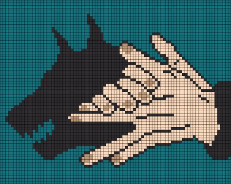 Alpha pattern #168784 | BraceletBook Pierce The Veil Alpha Pattern, Gojo Grid Pattern, Alpha Pixel Patterns, Jjk Crochet Tapestry, Tapestry Graph, Crochet Tapestry Grid Pattern, 20x20 Alpha Pattern, Radiohead Alpha Pattern, Anime Crochet Tapestry Pattern