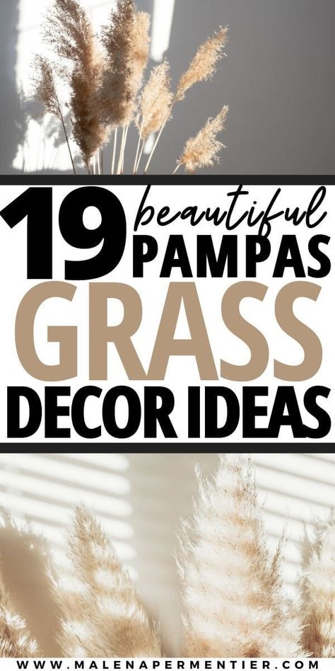 pampas grass decor ideas Pompadour Grass Arrangement, How To Arrange Pampas In Vase, Pompous Grass Fall Decor, Pampas Grass Fall Decor, Pampas Grass Decor Ideas, Decorating With Pampas Grass Plumes, Diy Pampas Grass Arrangement, Pampas Decor Home, Diy Pampas Grass Decor