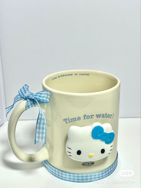 Sanrio Mug, Sublimation Ideas Projects Inspiration, Pretty Mugs, Hello Kitty Art, Ceramics Pottery Art, Cute Home Decor, Cute Cups, Cute Little Drawings, Cute Mugs