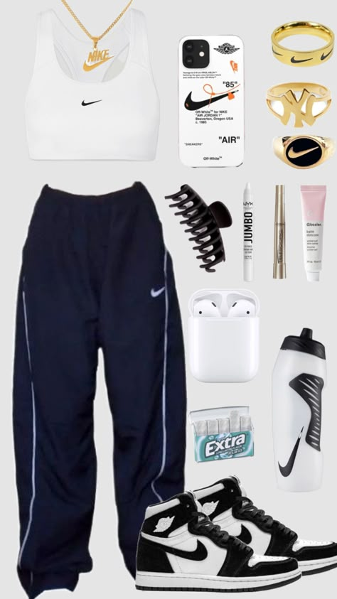 Nike Outfit Inspiration, Nike Spring Outfits, Sporty Nike Outfits, Nike Summer Outfits For Women, Clothes For 13 Yo, Outifit Nike, Nike Fits Women, Nike Sets Women, Nike Set Outfits