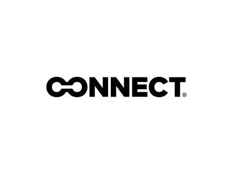 Connect Logo by Paulius Kairevicius Logo Intelligent, Typographie Logo, Smart Logo, Connect Logo, Logo Motion, Logos Photography, Logo Youtube, Typographic Logo Design, Clever Logo