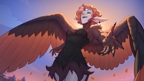 Harpy Lilith, Lilith Owl House, Witch Coven, Critical Role Fan Art, Magic Art, Ghost Rider, Commissions Open, Cartoon Shows, Drawing Reference Poses