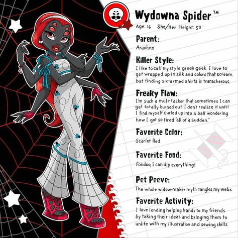 Spider Web Shoes, Wydowna Spider, Monster High Makeup, Monster High School, Cute Spider, Arte Monster High, Monster High Pictures, Monster Prom, Cartoon As Anime