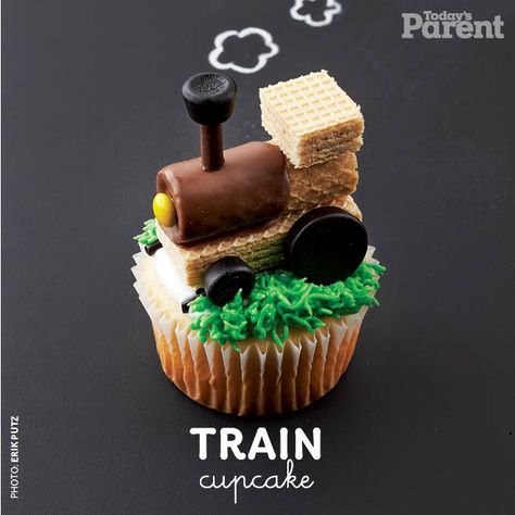 We’ve whipped up a month’s worth of cupcake decorating ideas for our 30th birthday, because we think every day calls for adorable desserts! Train Cupcakes, Cupcake Decorating Ideas, Kid Cupcakes, Train Cake, Creative Cupcakes, Easy Cupcakes, Cupcake Designs, Cupcake Decorating, Cute Cupcakes