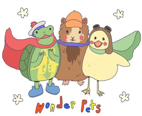 Wonder Pets Aesthetic, Try Guys Fanart, Nickelodeon Cartoon Characters, Wonder Pets, Max And Ruby, Try Guys, Random Drawings, Nickelodeon Cartoons, Nick Jr