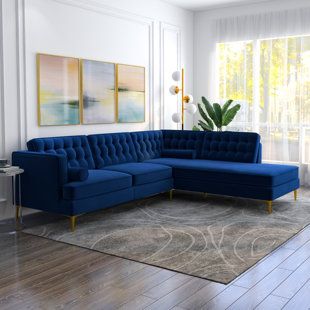 Modern Velvet Sofa, Microfiber Sectional Sofa, Blue Sectional, Sofa Green, Corner Sectional Sofa, Velvet Sectional, Green Couch, Dried Eucalyptus, Living Room Corner