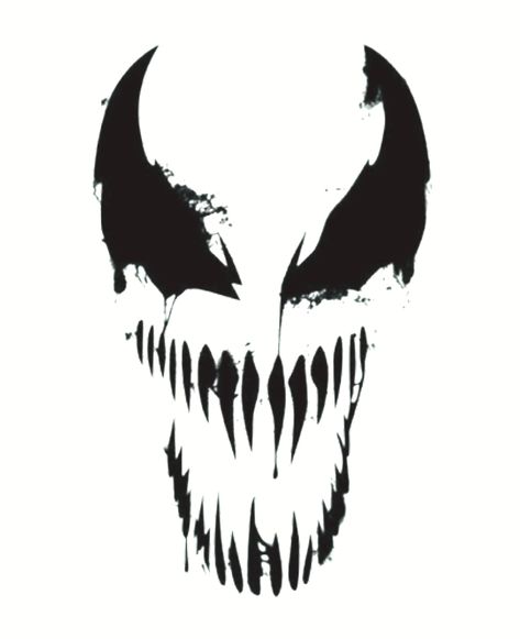 Venom Inspired Tattoo, Venom Mouth Tattoo, Venom T Shirt Design, Venom Face Tattoo, Venom Tattoo Design, Carnage Tattoo, Venom Logo, Venom Tattoo, Venom Face