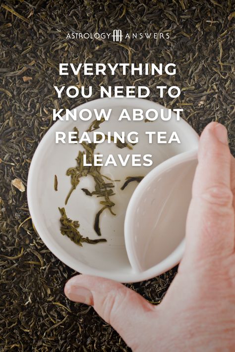 Reading Tea Leaves Aesthetic, Tea Must Haves, How To Read Tea Leaves, Tea Divination, Tea Leaves Reading, Tea Leaf Reading Symbols, Wicca Books, Psychic Exercises, Divination Tea