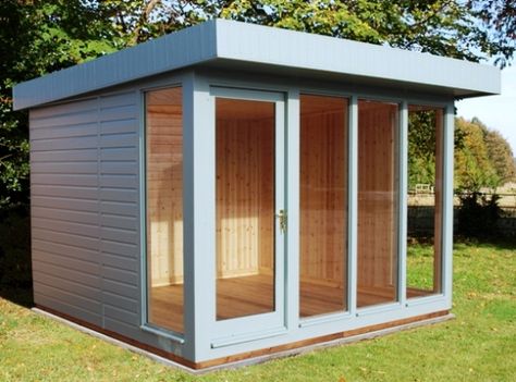 Pergola Modern, Garden Shed Kits, Wooden Shed, Office Shed, Garden Pods, Studio Shed, Backyard Studio, Diy Shed Plans, Backyard Office