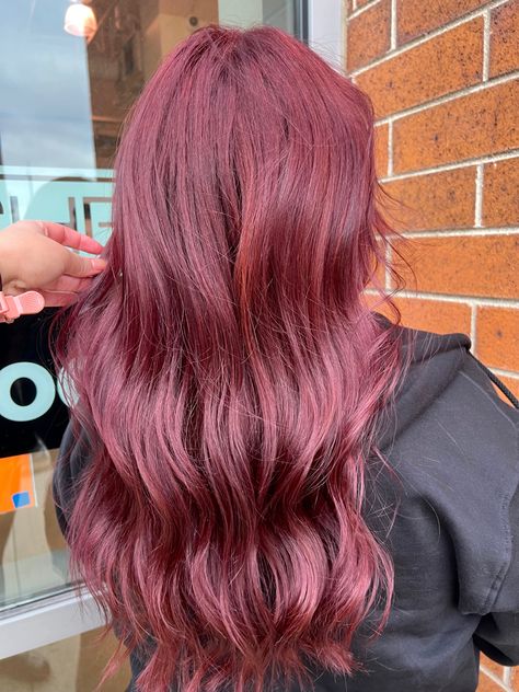 Light Red Violet Hair, Light Maroon Hair, Light Burgundy Hair, Reddish Purple Hair, Violet Hair Color, Red Violet Hair Color, Hair Journal, Red Violet Hair, Wine Hair Color