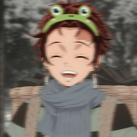 Cute Tanjiro, Anime Frog, Frog Icon, Frog Cat, Polaroid Love, Cat Anime, Polarr Filters, Kawaii Aesthetic, Anime Icons