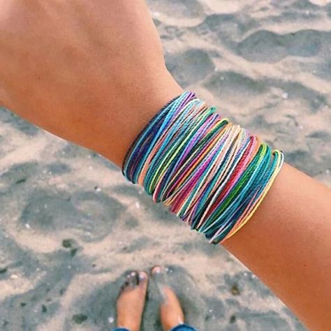 Puravida Bracelets, Pura Vida Bracelets, Man Weave, Summer Bracelets, Cute Bracelets, Bracelet Ideas, Colorful Bracelets, Boho Bracelets, Ankle Bracelets