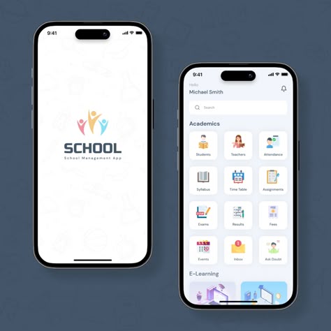 school management system School Management System Ui Design, Education App Ui Design, Student App, College App, School App, School Management System, Student Apps, College Apps, Charity Foundation