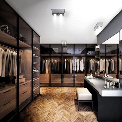 Modern Closet Designs, Bedroom Closet Doors, Luxury Closets, Closets Design, Dress Room, Dream Closet Design, Walk In Closet Design, Walking Closet, Luxury Closets Design