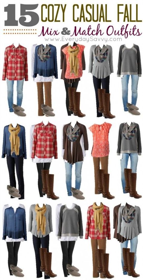 Mix And Match Outfits, Match Outfits, Mix Match Outfits, Mode Tips, Mode Casual, Pinterest Fashion, Casual Fall Outfits, Mom Outfits, Fall Winter Outfits