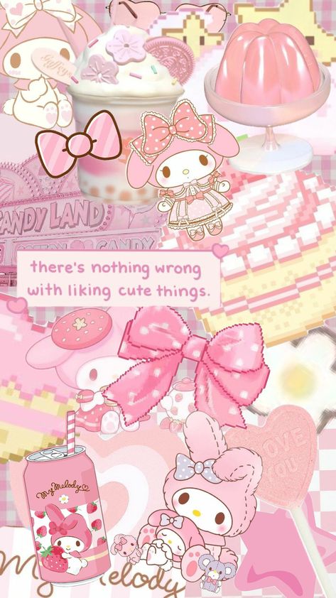 My melody wallpaper 💗 #mymelody #mymelodyaesthetic #sanrio #mymelodyandkuromi #pink #sweet #food #sanrioaesthetic Hello Kitty And My Melody Wallpaper, My Melody Cute Wallpaper, My Melody Aesthetic Wallpaper Pink, My Melody Aesthetic Wallpaper, Soft Pink Aesthetic My Melody Wallpaper, Kawaii Wallpaper My Melody, Kawaii My Melody Wallpaper, Pink Melody Wallpaper, My Melodi